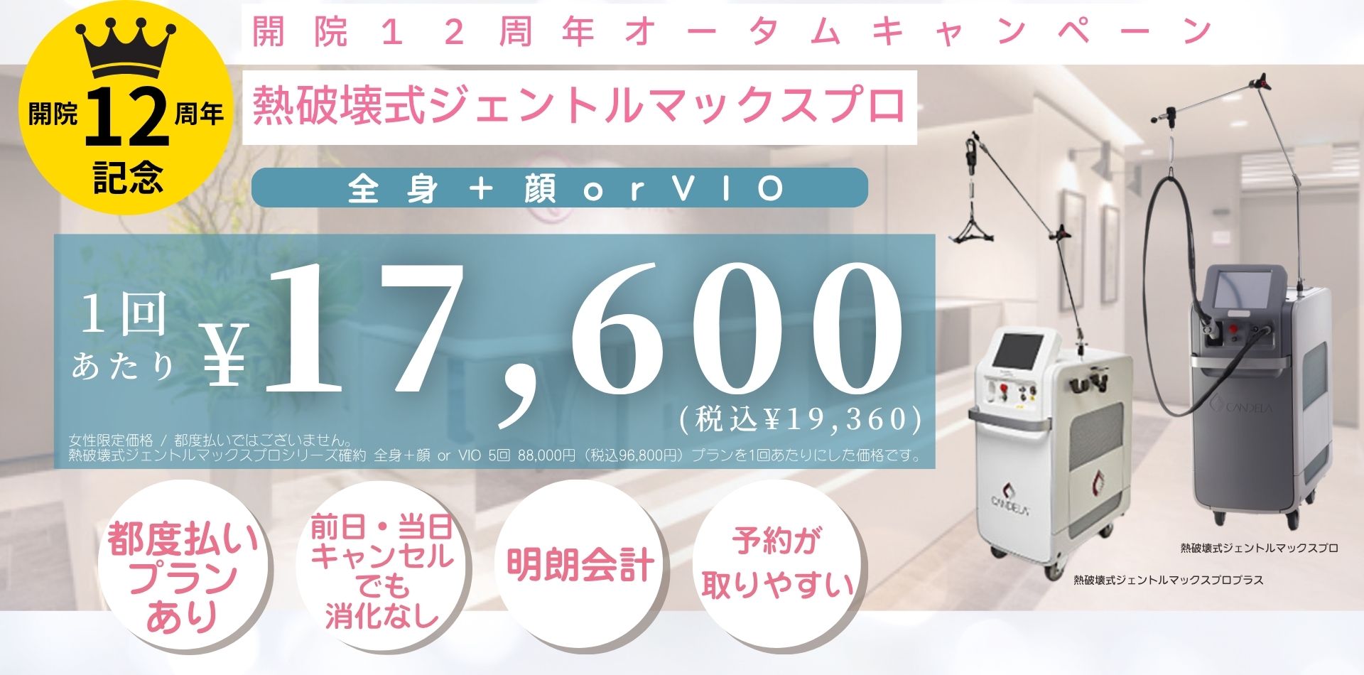 2025年 今月のおすすめ医療脱毛 来院当日施術キャンペーン