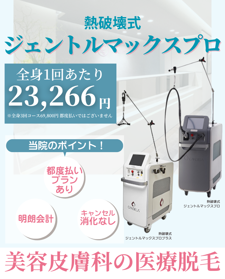 2025年5月 今月のおすすめ医療脱毛 来院当日施術キャンペーン