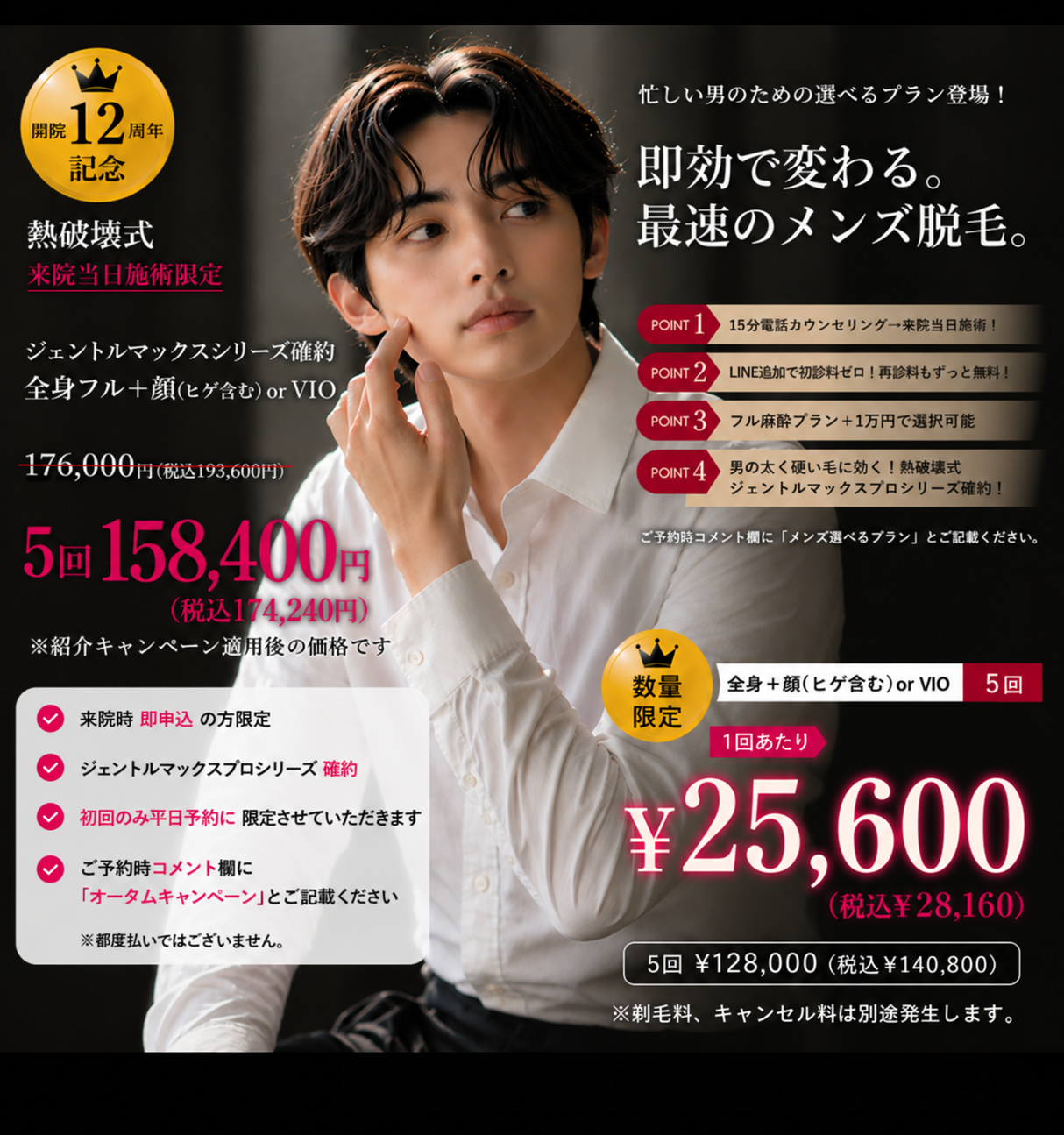 2026年 美容皮膚科アイエスクリニック メンズ医療脱毛